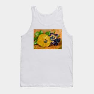 yellow and purple violets Tank Top